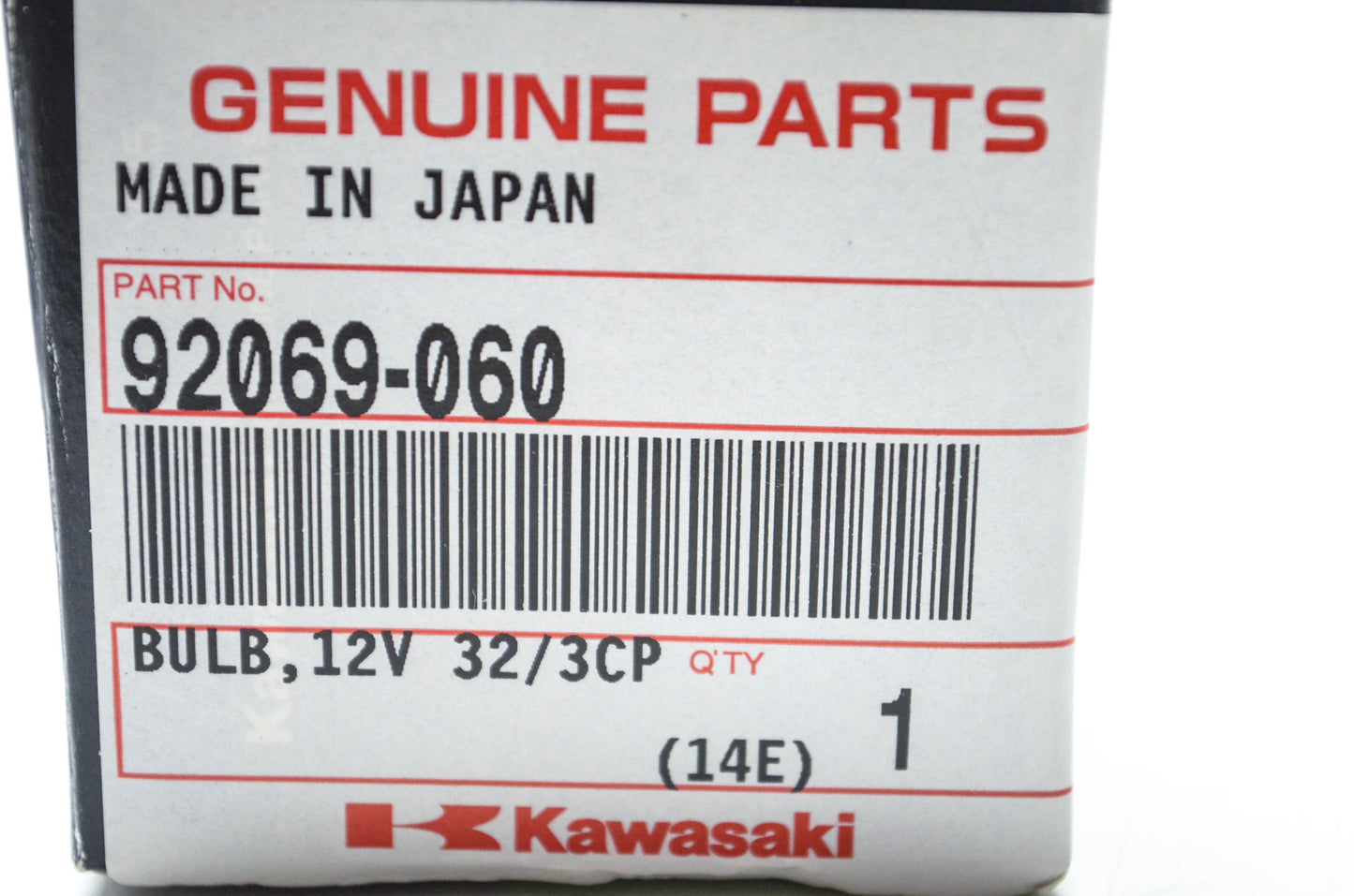 New OEM Kawasaki 92069-060 12V Bulb NOS