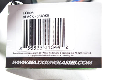 MAXX Sunglasses TR90, MFOAMTR90SM Sunglasses With Foam Smoke Lens NOS