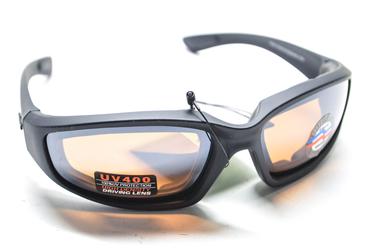 MAXX Sunglasses TR90, MFOAMTR90BKHD Sunglasses With Foam Amber Lens NOS