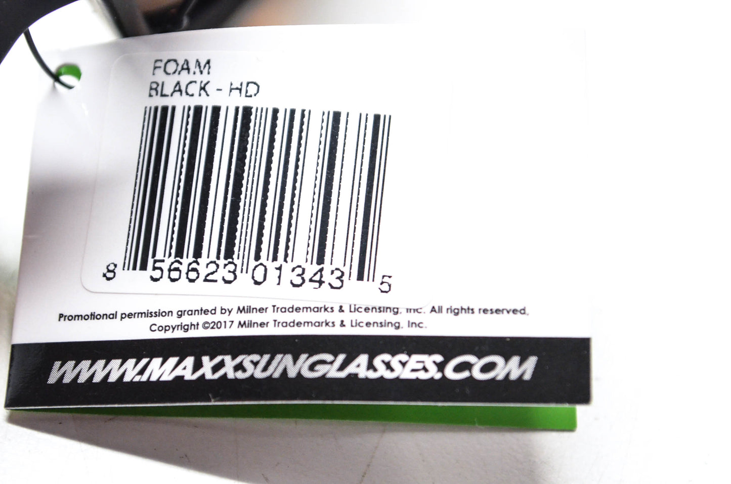MAXX Sunglasses TR90, MFOAMTR90BKHD Sunglasses With Foam Amber Lens NOS