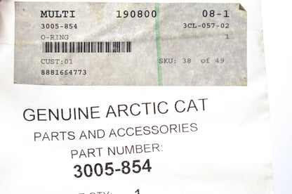 New OEM Arctic Cat 3005-854 O-Ring NOS