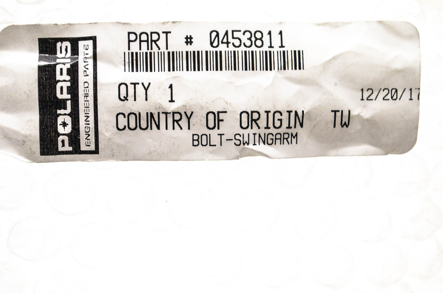 New OEM Polaris 453811 Swingarm Bolt NOS