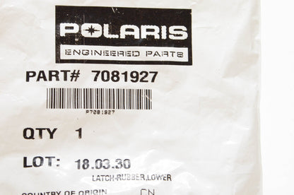 New OEM Polaris 7081927 Rubber Lower Latch NOS