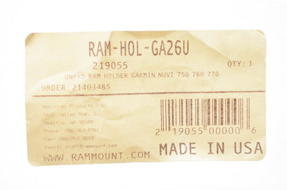 Ram Mounts RAM-HOL-GA26U Garmin Nuvi Holder NOS