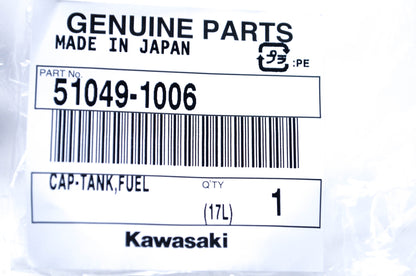 New OEM Kawasaki 51049-1006 Fuel Tank Cap NOS