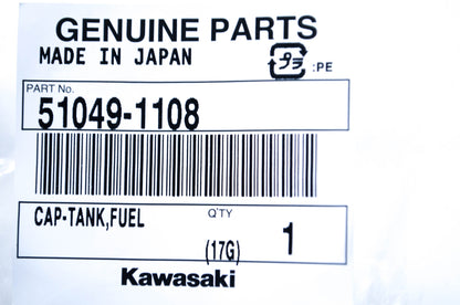 New OEM Kawasaki 51049-1108 Fuel Tank Cap NOS