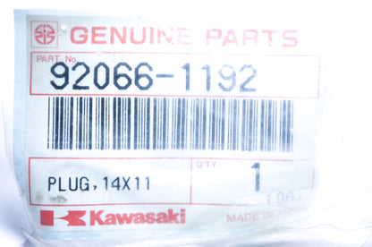 New OEM Kawasaki 92066-1192 Plug NOS