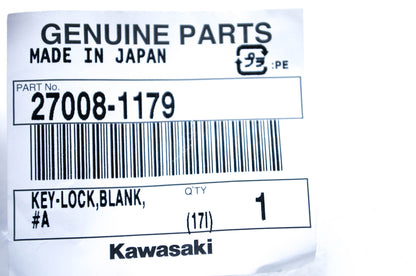 New OEM Kawasaki 27008-1179 Blank Key NOS