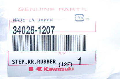 New OEM Kawasaki 34028-1207 Rubber Step NOS