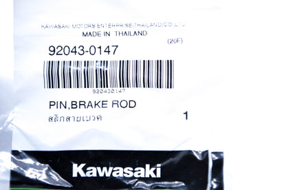 New OEM Kawasaki 92043-0147 Brake Rod Pin NOS
