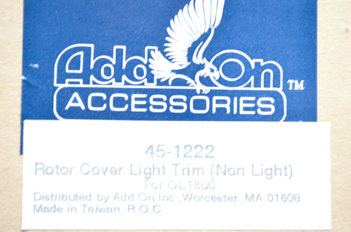 Add On Accessories 45-1222 Non Lighted Rotor Cover Kit NOS