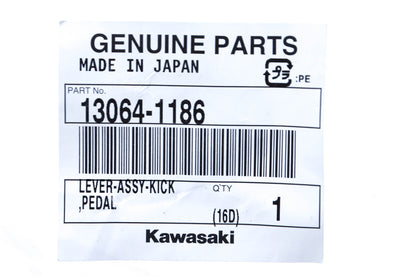 New OEM Kawasaki 13064-1186 Kick Pedal Lever Assembly NOS