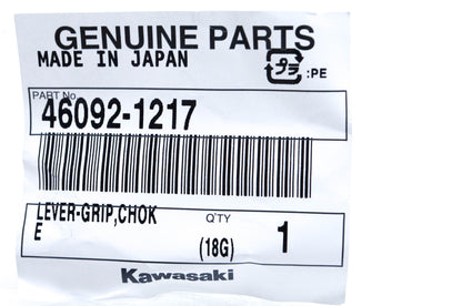 New OEM Kawasaki 46092-1217 Choke Lever Grip NOS
