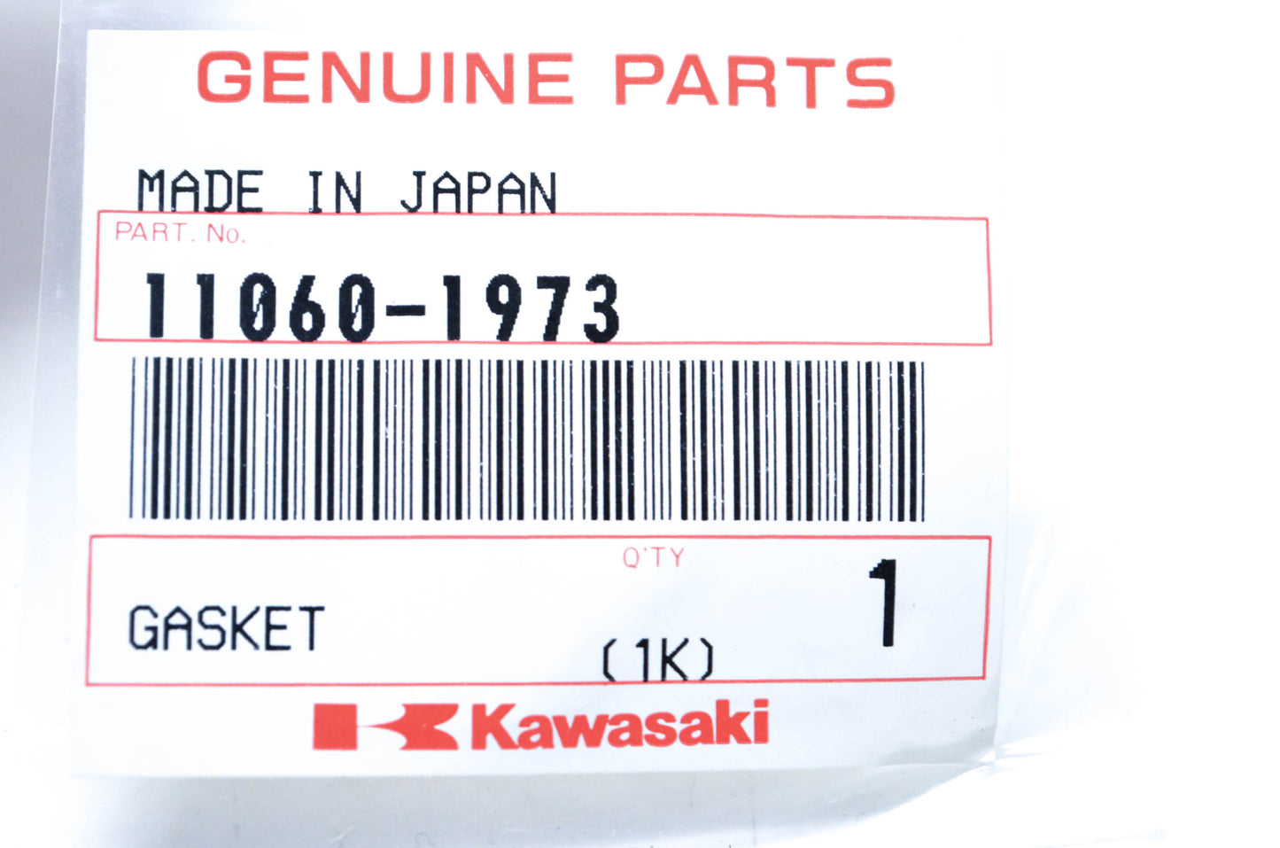 New OEM Kawasaki 11060-1973 Gasket NOS