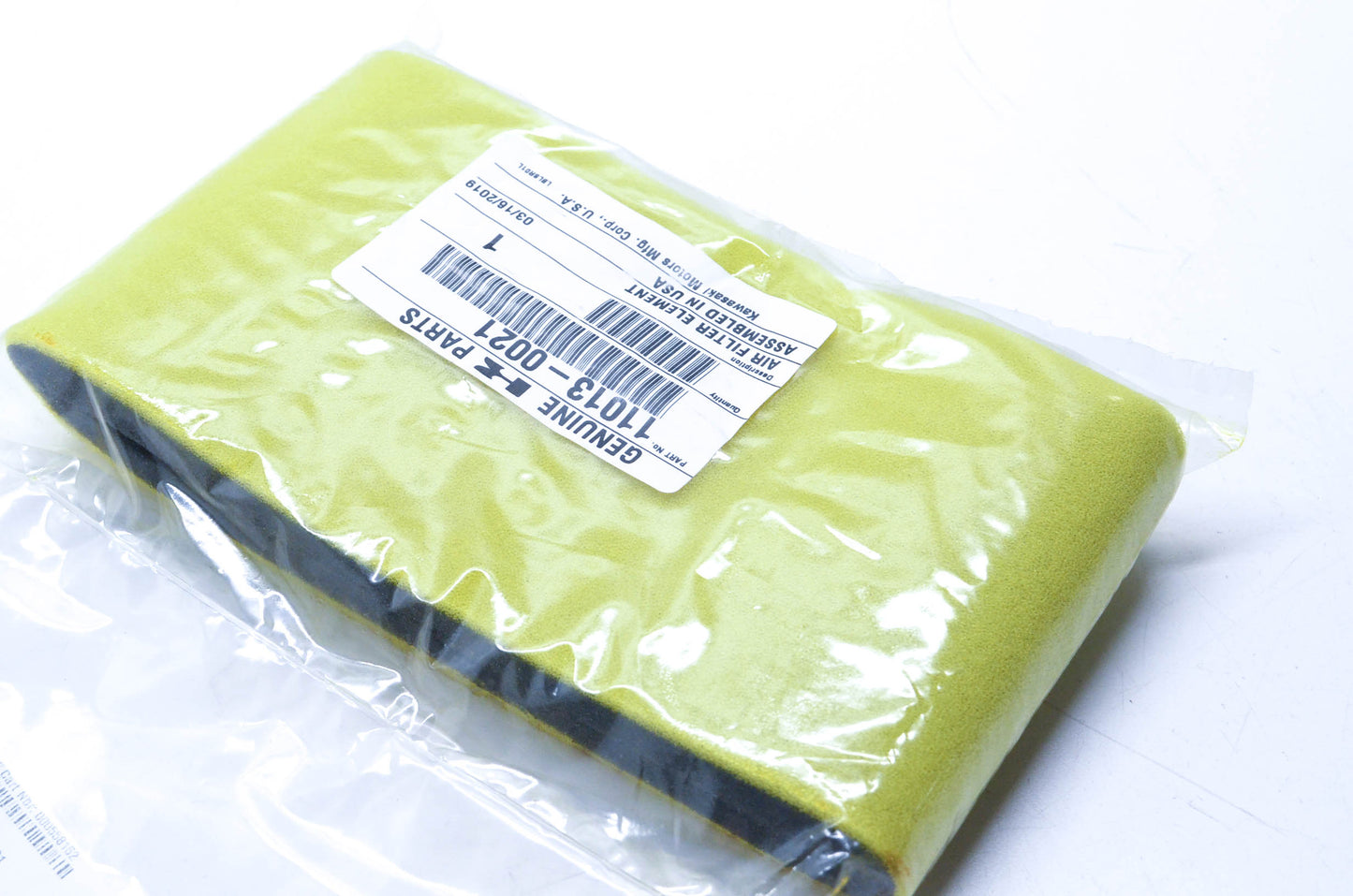 New OEM Kawasaki 11013-0021 Air Filter Element NOS