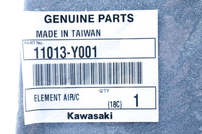 New OEM Kawasaki 11013-Y001 Air Filter Element NOS