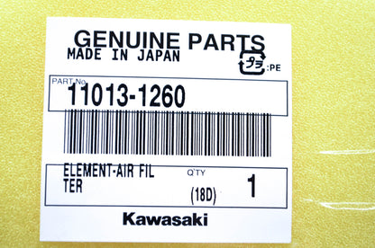 New OEM Kawasaki 11013-1260 Air Filter Element NOS
