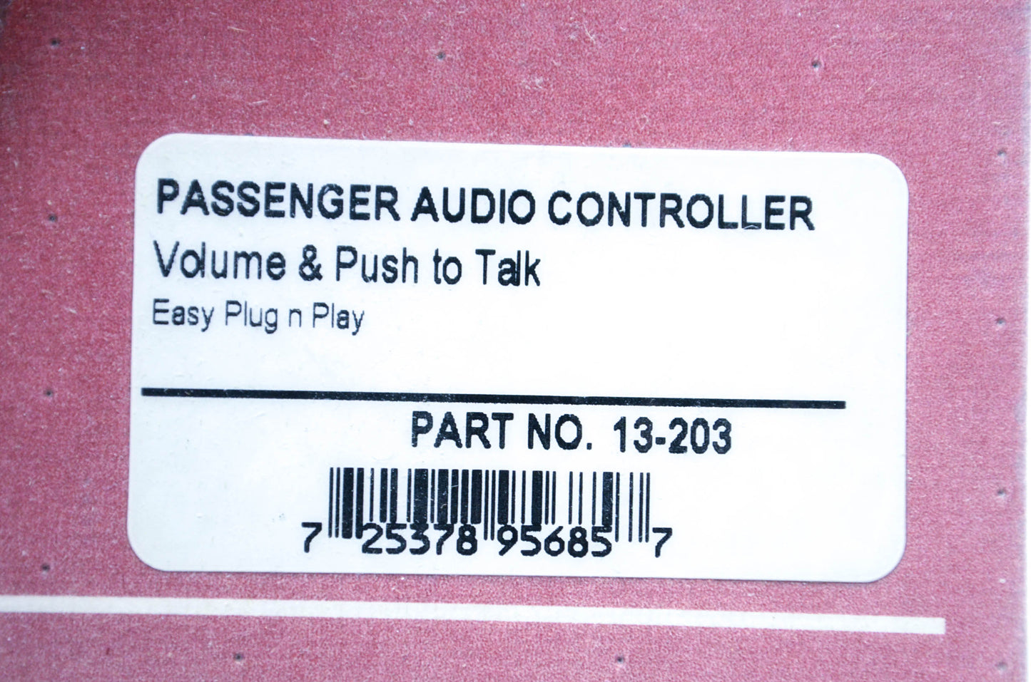 Show Chrome 13-203 Passenger Audio Controller Assembly NOS