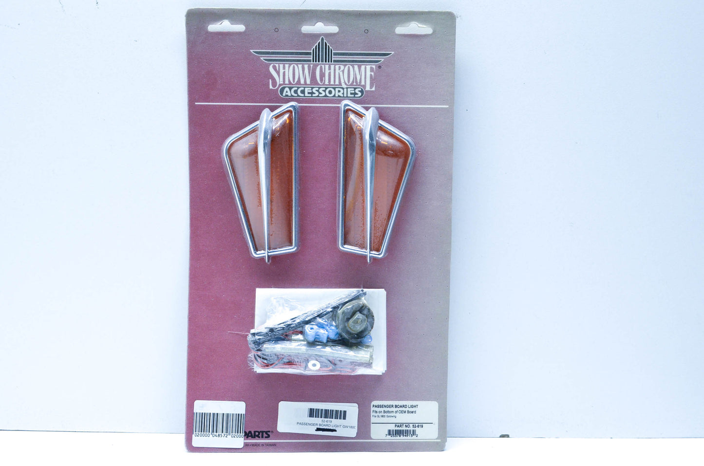 Show Chrome 52-619 Passenger Floorboard Light Kit NOS