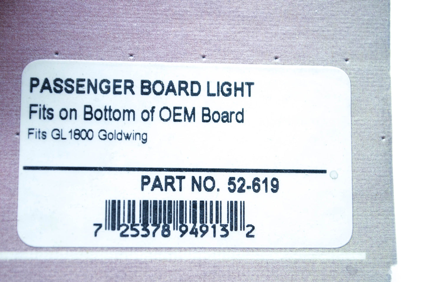 Show Chrome 52-619 Passenger Floorboard Light Kit NOS