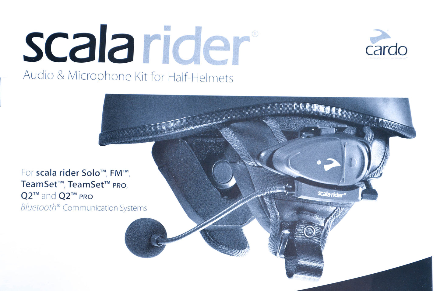 Scala Rider SRAK0013 Half Helmet Audio and Microphone Accessory Kit NOS