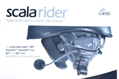 Scala Rider SRAK0013 Half Helmet Audio and Microphone Accessory Kit NOS
