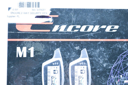 Encore E-M1, enc-m1 2 Way Security System Kit NOS