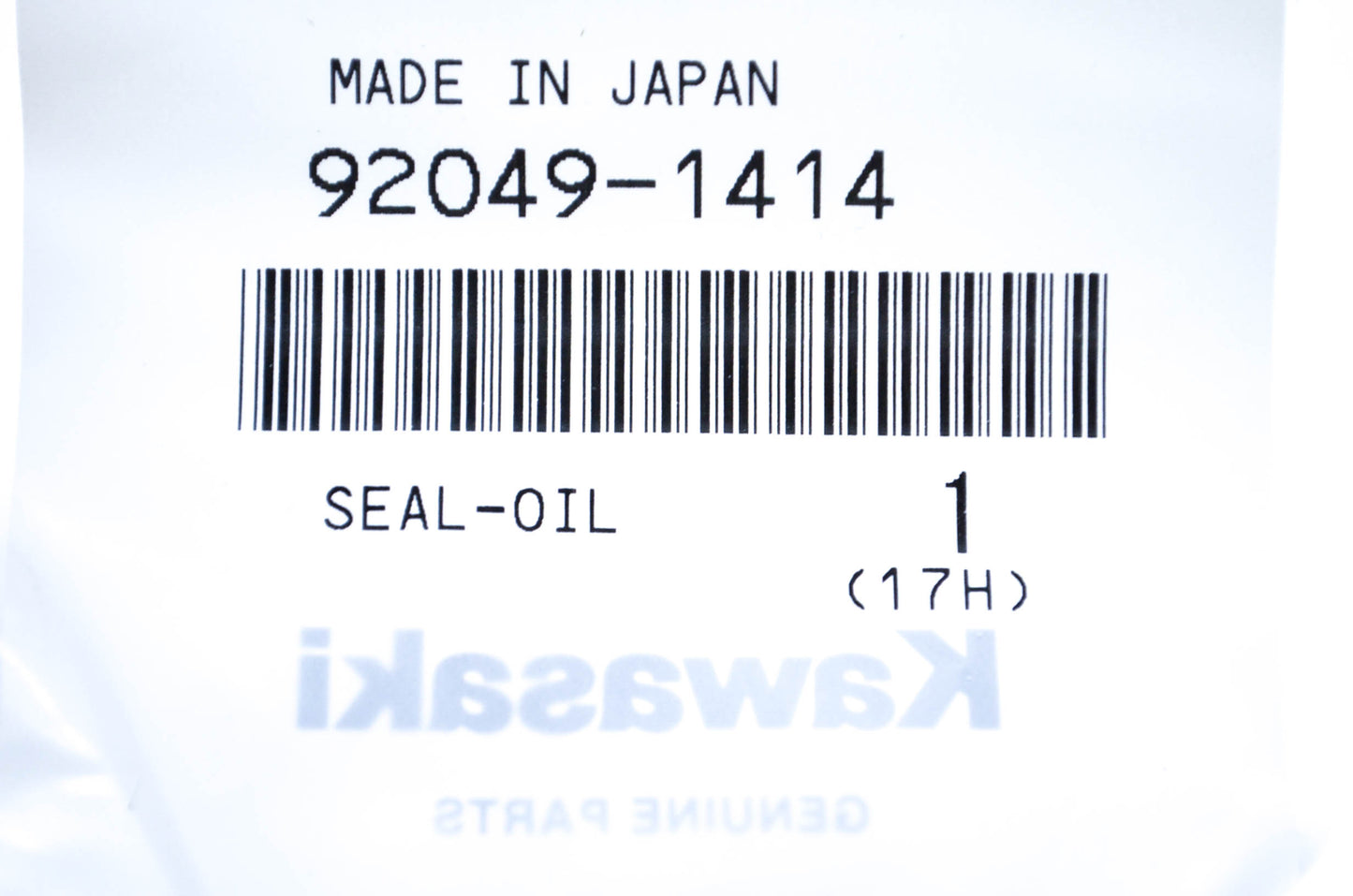 New OEM Kawasaki 92049-1414 Oil Seal NOS
