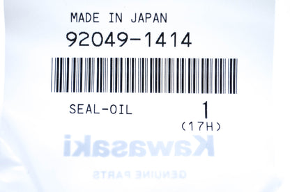 New OEM Kawasaki 92049-1414 Oil Seal NOS