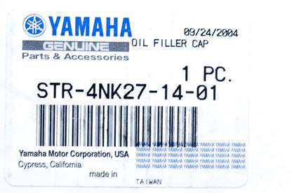 New OEM Yamaha STR-4NK27-14-01 Oil Filler Cap NOS