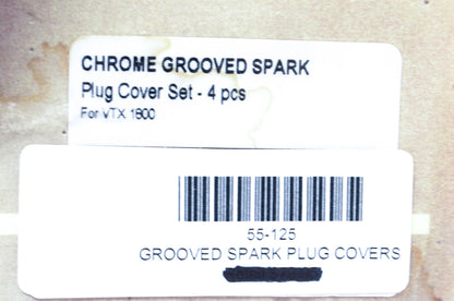 Show Chrome 55-125 Spark Plug Cover Kit NOS