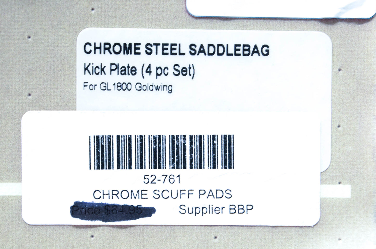Show Chrome 52-761 Kick Plate Kit NOS