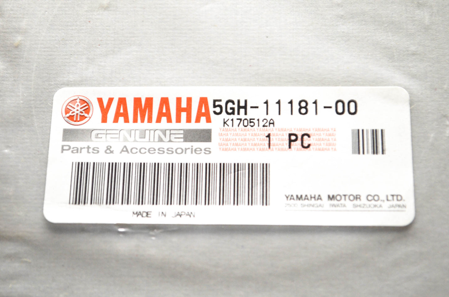 New OEM Yamaha 5GH-11181-00-00 Gasket NOS