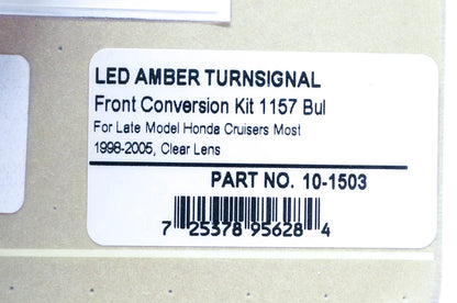 Show Chrome 10-1503 Amber Turnsignal Kit NOS