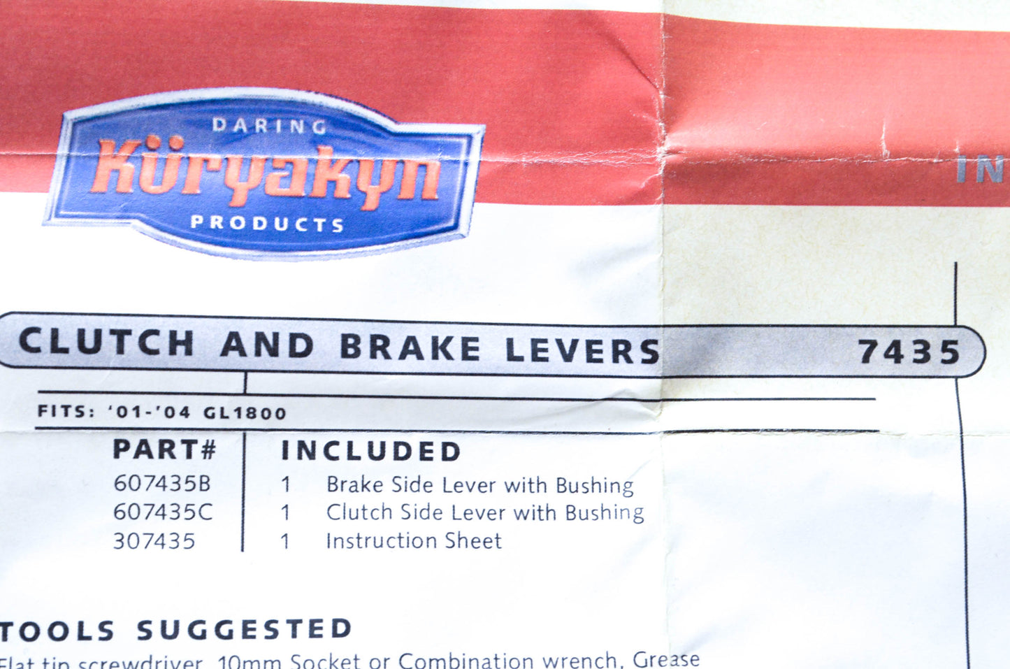 Kuryakyn 7435 Clutch and Brake Lever Kit NOS