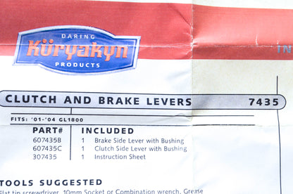 Kuryakyn 7435 Clutch and Brake Lever Kit NOS