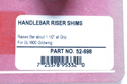 Show Chrome 52-698 Handlebar Riser Shim Kit NOS