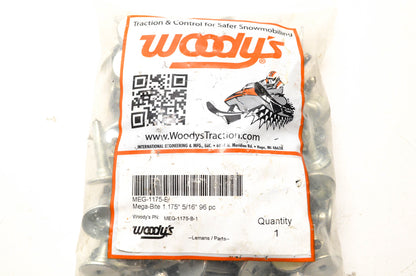 Woody's MEG-1175-B, INST-WDYS-MASTER2-2 Snowmobile Stud Kit NOS