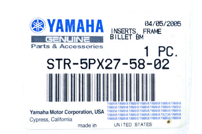 New OEM Yamaha STR-5PX27-58-02 Frame Billet Insert Kit NOS