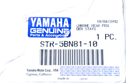 New OEM Yamaha STR-5BN81-10 Rear Fender Kit NOS