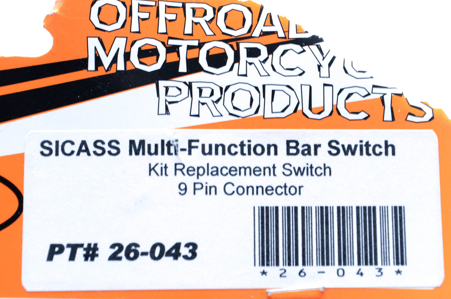 Sicass 26-043 Bar Switch Assembly NOS