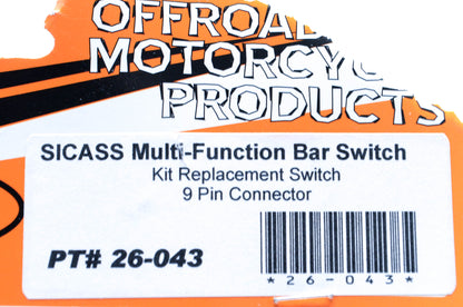 Sicass 26-043 Bar Switch Assembly NOS