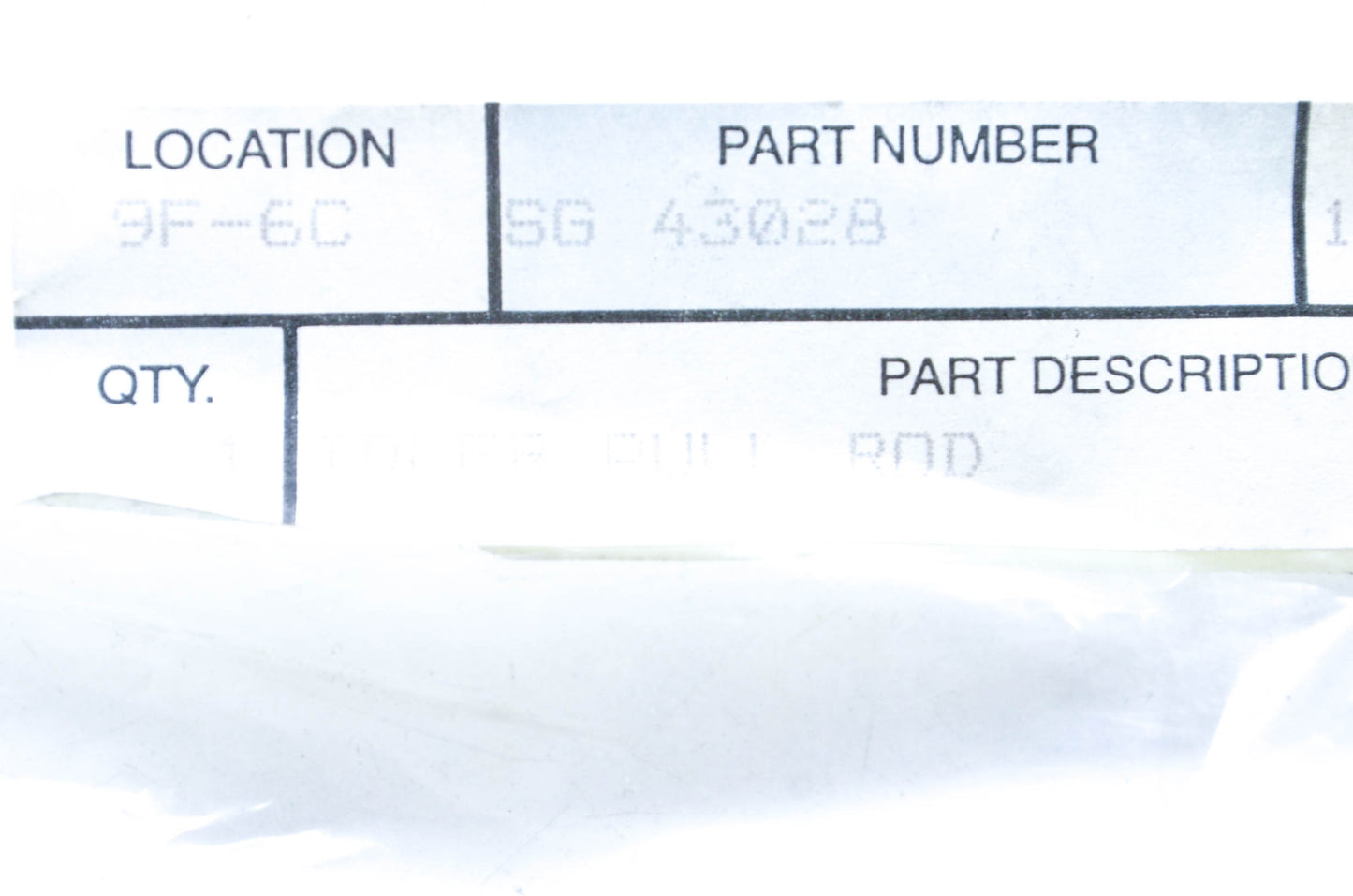 SCAG SG43028, 43028 Idler Pull Rod NOS