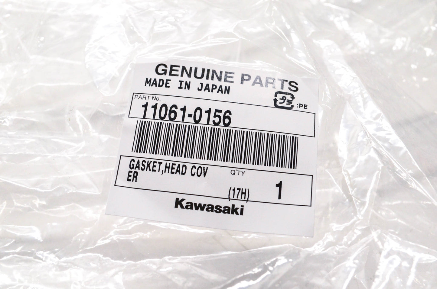 New OEM Kawasaki 11061-0156 Valve Cover Gasket NOS