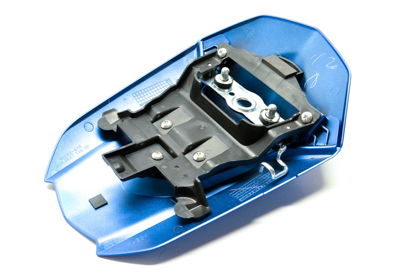New OEM Suzuki 45552-47H Blue Seat Tail Box NOS