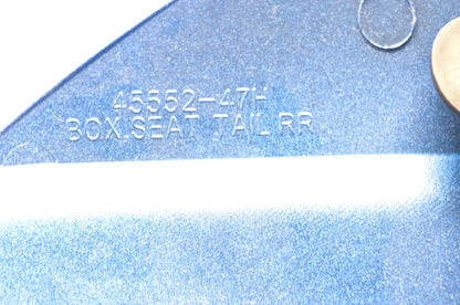 New OEM Suzuki 45552-47H Blue Seat Tail Box NOS