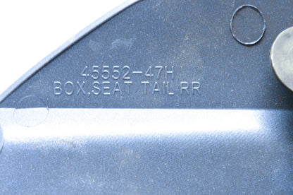 New OEM Suzuki 45552-47H Blue Two Tone Seat Tail Box NOS