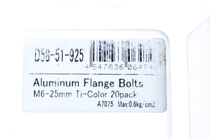 DRC D58-51-925 Aluminum Flange Bolt Kit NOS