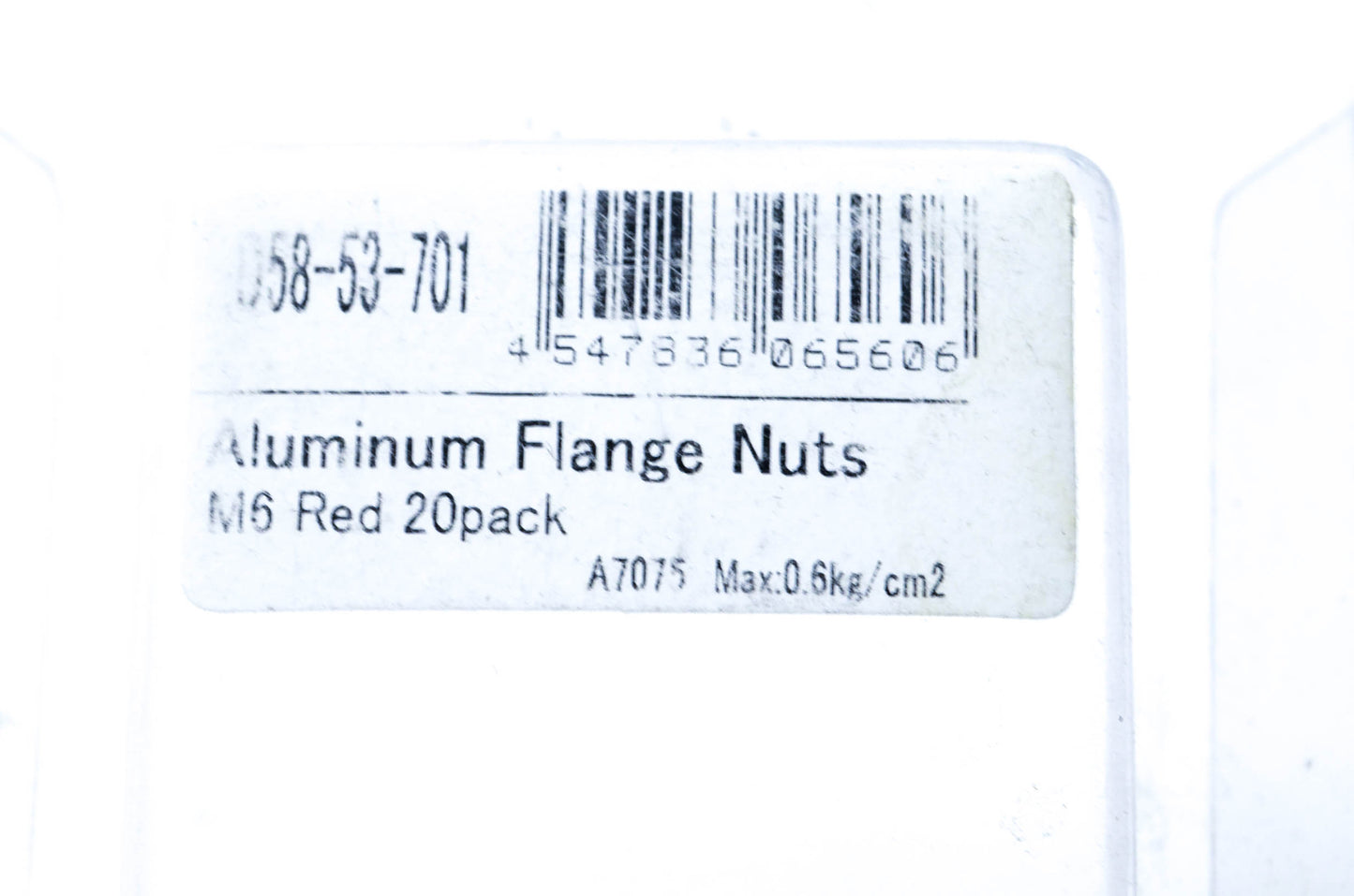 DRC D58-53-701 Aluminum Flange Nut Kit NOS