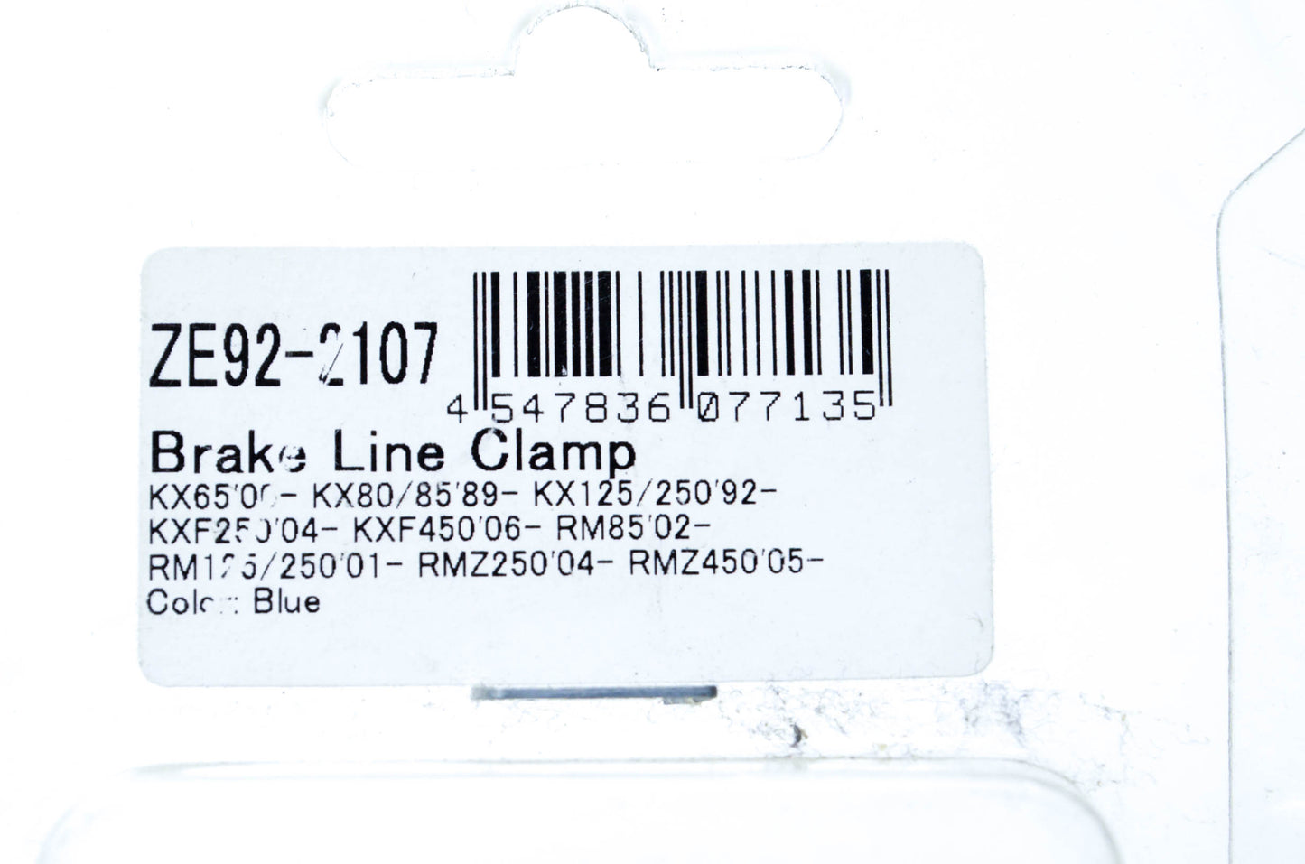 Zeta ZE92-2107 Brake Line Clamp NOS